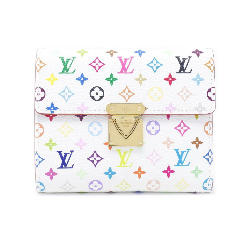 Louis Vuitton Multicolor Blanc White Portefeuille Koala Wallet
